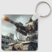 robottank sleutelhanger (Achterkant)