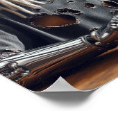 Robottypen op toetsenbord poster (Hoek)