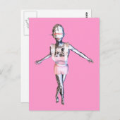 robotwerkster briefkaart (Voorkant / Achterkant)