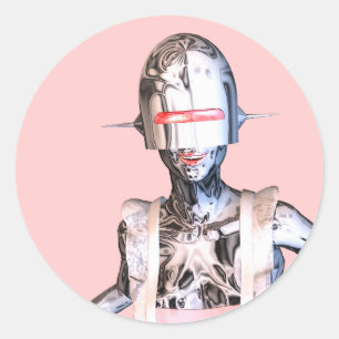 robotwerkster ronde sticker