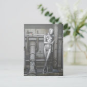Robotwoman Briefkaart (Staand voorkant)