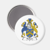 Robson Family Crest Magneet (Voorkant / Achterkant)