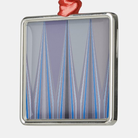 Robublauw naadloos ontwerp metalen ornament (Links)