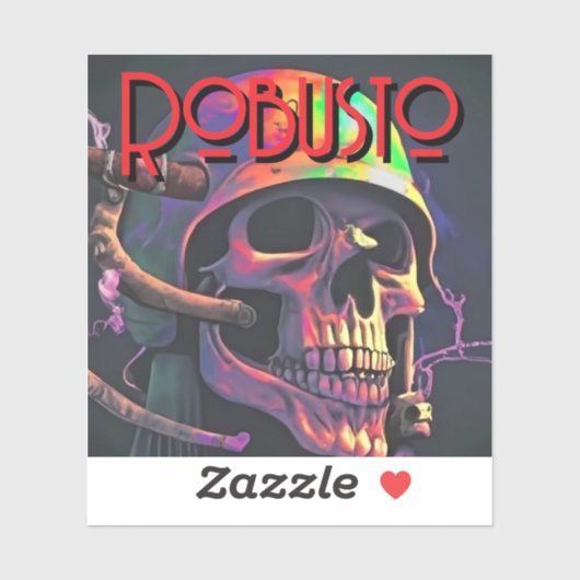 ROBUSTO Custom-Cut Vinyl Sticker (Vel)