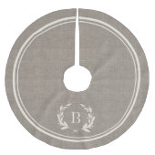 Robuusachtige strips en grote monogram kerstboom rok (Voorkant)