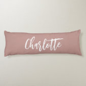 Robuust, aardnaamscript lichaamskussen (Achterkant)