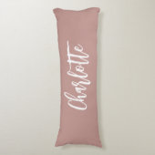 Robuust, aardnaamscript lichaamskussen (Voorkant Verticaal)