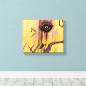 Robuust Abstracte kunst - Koel unieke speelruimte Canvas Afdruk (Insitu (Houten vloer))