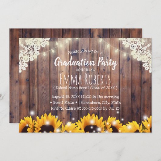 Robuust Afstuderen Kaart (Voorkant / Achterkant)