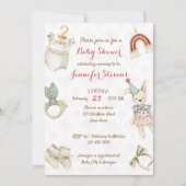 Robuust baby shower van  baby kaart (Voorkant)