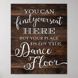 Robuust beeld op uw plaats op de DANKKLEUR Poster