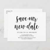 Robuust Boerderij, sla onze nieuwe datum op, we zi Briefkaart (Voorkant / Achterkant)