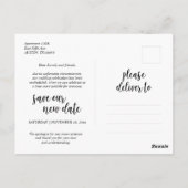 Robuust Boerderij, sla onze nieuwe datum op, we zi Briefkaart (Achterkant)