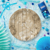 Robuust Bord van plantgoed, geverfd hout (Feest)