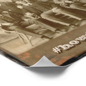 Robuust Gezocht Poster - Hashtag en sociale media (Hoek)