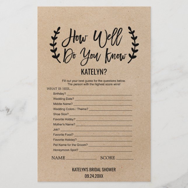 Robuust, hoe goed ken je het spel? (Voorkant)