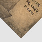 Robuust land  barn bruine textuur tissuepapier (Detail)