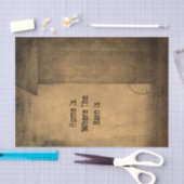 Robuust land  barn bruine textuur tissuepapier (Craft)