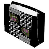 Robuust, lappendeken, rozen groot cadeauzakje (Achterkant Gekanteld)