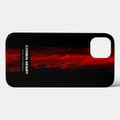 Robuust Red Abstract iPad-hoesje Case-Mate iPhone Case (Achterkant (horizontaal))