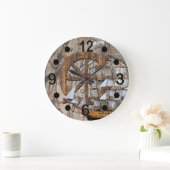 Robuust schip van tijd grote klok (Huis)