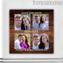 Robuust Uw 4 Foto's bewaren de Magnet Datum Magneet