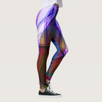 Robuust verkleurde geometrische vormen met neonlic