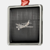 Robuust vlak metalen ornament (Links)