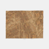 Robuust, Warm-getonde textuur-effect Fleece Deken (Voorkant (Horizontaal))