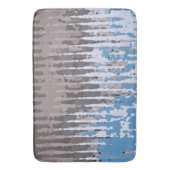 Robuust weed/bruin blauw ontwerp badmat (Voorkant Verticaal)