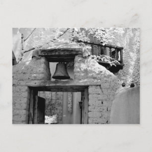 Robuuste adobe bell in entryway, Santa Fe, New Briefkaart