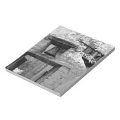 Robuuste adobe bell in entryway, Santa Fe, New Notitieblok (Gedraaid)