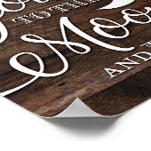 Robuuste afbeelding LIGT U OP DE MUNT EN TERUG afd Poster (Hoek)