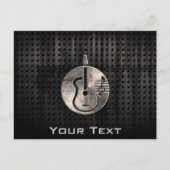 Robuuste akoestische gitaar briefkaart (Voorkant)