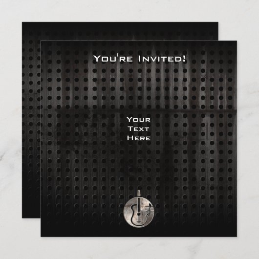 Robuuste akoestische gitaar kaart (Voorkant / Achterkant)