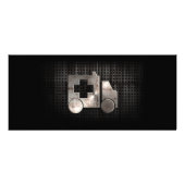 Robuuste ambulance reclamekaart (Achterkant)