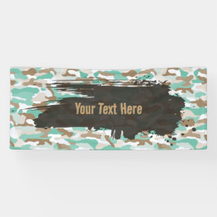 Robuuste Aqua Camouflage Lange Spandoek