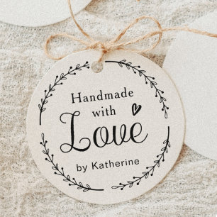 Robuuste botanische, smaakvolle handheld met liefd 	rubberstempel