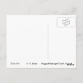 Robuuste Briefkaarten aan de kust van Donegal (Achterkant)