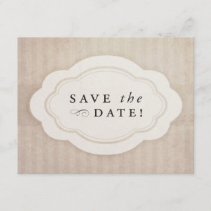 Robuuste crème bespaart de datums save the date