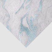 Robuuste eideblauw en wit gemarmerd weefselpapier tissuepapier (Detail)