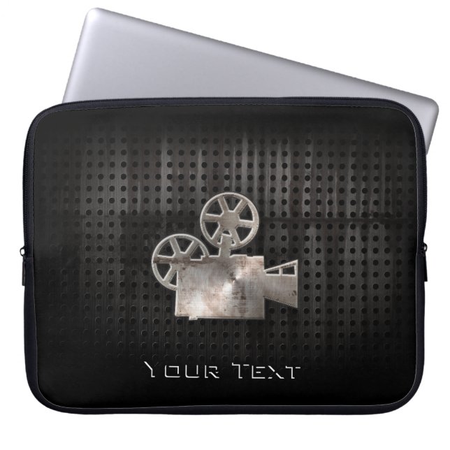 Robuuste filmcamera laptop sleeve (Voorkant)