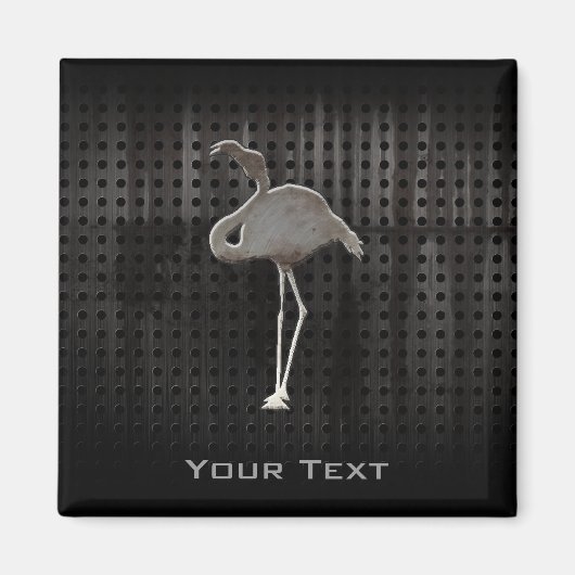 Robuuste Flamingo Magneet (Voorkant)