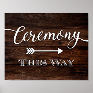 Robuuste grafische CEREMONY — DEZE MANIEREN afdruk Poster