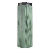 Robuuste groene woudwand met gedemonteerde schaduw thermosbeker (Achterkant)