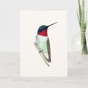 Robuuste Hummingbird Card Kaart
