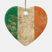 Robuuste  Ierse vlag Keramisch Ornament (Achterkant)