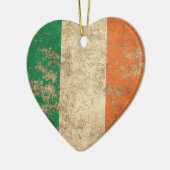 Robuuste  Ierse vlag Keramisch Ornament (Links)