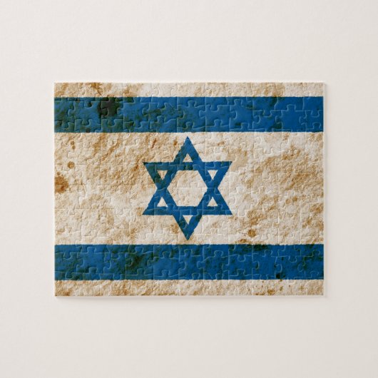 Robuuste Israëlische vlag Legpuzzel (Horizontaal)