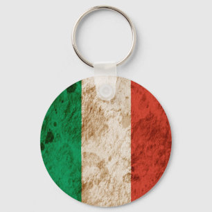 Robuuste Italiaanse vlag Sleutelhanger